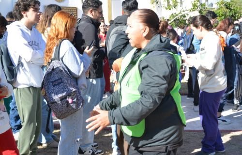 Realizan simulacro de evacuación por conato de incendio en la Facultad de Medicina y Ciencias Biomédicas